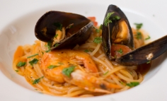 Spaghete cu fructe de mare