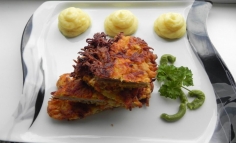 Snitel cu invelis de morcov