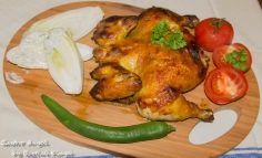 Pui cu miere si curry