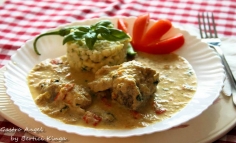 Ragu de pui cu cascaval si busuioc