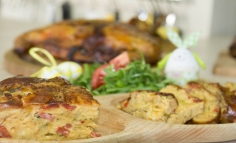 Pui umplut cu ciuperci si mozzarella