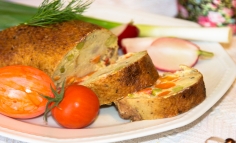 Gat de gasca umplut cu legume