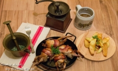 Prepeliță în slănină afumată