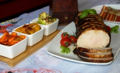 Cotlet de porc cu legume prăjite