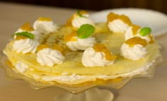 Clătite cu sos de portocale