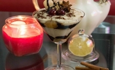 Gris în lapte cu rom și cafea