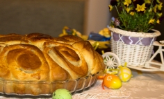 Pâine-cozonac cu iaurt