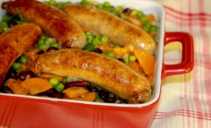 Ragu de fasole și cârnaț