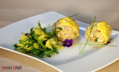 Găluște tiroleze cu salată de cartofi