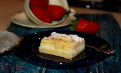 Prăjitură gratii cu brânză dulce