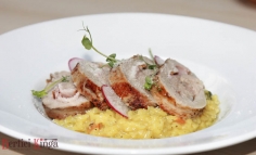 Ruladă de porc cu rizotto