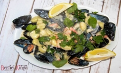 Gnocchi cu fructe de mare