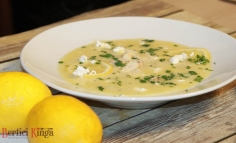 Avgolemeno ( supa greceasca de pui cu lamaie )